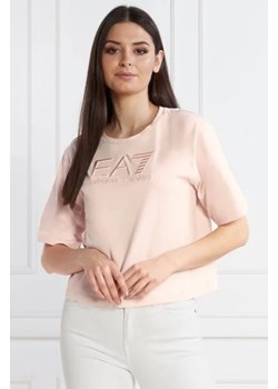 EA7 T-shirt | Regular Fit ze sklepu Gomez Fashion Store w kategorii Bluzki damskie - zdjęcie 172874314