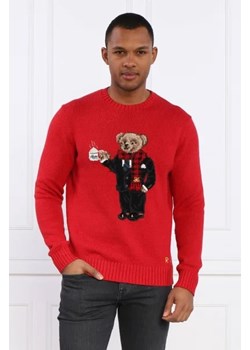 POLO RALPH LAUREN Sweter | Regular Fit | z dodatkiem lnu ze sklepu Gomez Fashion Store w kategorii Swetry męskie - zdjęcie 172874644