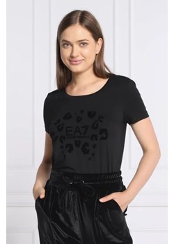 EA7 T-shirt | Regular Fit ze sklepu Gomez Fashion Store w kategorii Bluzki damskie - zdjęcie 172875432