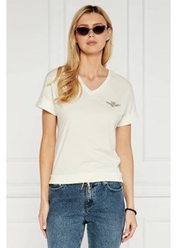 Aeronautica Militare T-shirt | Regular Fit ze sklepu Gomez Fashion Store w kategorii Bluzki damskie - zdjęcie 172875624
