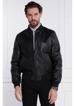 Karl Lagerfeld Skórzana kurtka bomber | Regular Fit ze sklepu Gomez Fashion Store w kategorii Kurtki męskie - zdjęcie 172875852