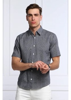 HUGO Lniana koszula Ermino | Regular Fit ze sklepu Gomez Fashion Store w kategorii Koszule męskie - zdjęcie 172876122
