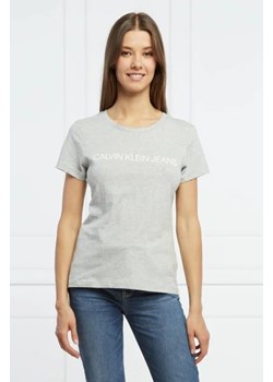 CALVIN KLEIN JEANS T-shirt CORE INSTITUTIONAL | Regular Fit ze sklepu Gomez Fashion Store w kategorii Bluzki damskie - zdjęcie 172876131