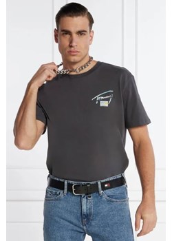 Tommy Jeans T-shirt METALLIC AOP TEE EXT | Regular Fit ze sklepu Gomez Fashion Store w kategorii T-shirty męskie - zdjęcie 172876692