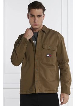 Tommy Jeans Koszula ESSENTIAL OVERSHIRT | Oversize fit ze sklepu Gomez Fashion Store w kategorii Koszule męskie - zdjęcie 172876934