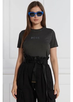BOSS ORANGE T-shirt C_ElogoSp | Regular Fit ze sklepu Gomez Fashion Store w kategorii Bluzki damskie - zdjęcie 172876944