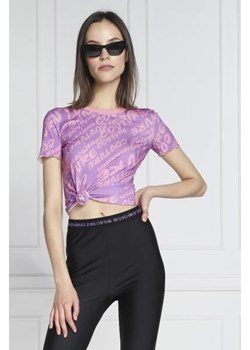 Versace Jeans Couture T-shirt | Regular Fit ze sklepu Gomez Fashion Store w kategorii Bluzki damskie - zdjęcie 172877514