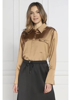 BOSS BLACK Satynowa koszula Besatina | Comfort fit ze sklepu Gomez Fashion Store w kategorii Koszule damskie - zdjęcie 172878111