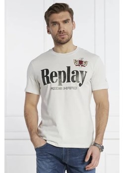 Replay T-shirt | Regular Fit ze sklepu Gomez Fashion Store w kategorii T-shirty męskie - zdjęcie 172879733