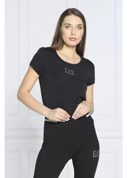 EA7 T-shirt | Regular Fit ze sklepu Gomez Fashion Store w kategorii Bluzki damskie - zdjęcie 172879772