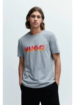 HUGO T-shirt Danda | Regular Fit ze sklepu Gomez Fashion Store w kategorii T-shirty męskie - zdjęcie 172881091