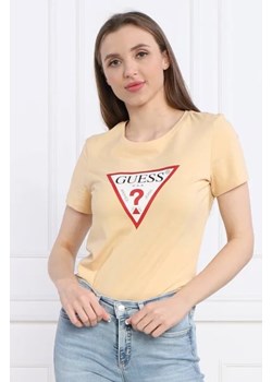 GUESS T-shirt ORIGINAL | Regular Fit ze sklepu Gomez Fashion Store w kategorii Bluzki damskie - zdjęcie 172883160