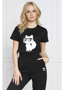 Karl Lagerfeld T-shirt ikonik 2.0 choupette | Regular Fit ze sklepu Gomez Fashion Store w kategorii Bluzki damskie - zdjęcie 172883170
