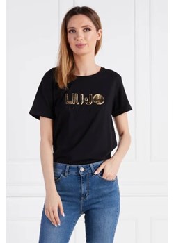 Liu Jo Sport T-shirt | Regular Fit ze sklepu Gomez Fashion Store w kategorii Bluzki damskie - zdjęcie 172883323