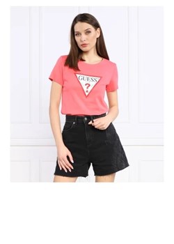 GUESS T-shirt ORIGINAL | Regular Fit ze sklepu Gomez Fashion Store w kategorii Bluzki damskie - zdjęcie 172884140