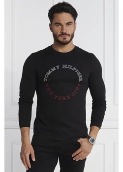 Tommy Hilfiger Longsleeve MONOTYPE ROUNDLE | Slim Fit ze sklepu Gomez Fashion Store w kategorii T-shirty męskie - zdjęcie 172884190