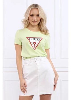 GUESS T-shirt ORIGINAL | Regular Fit ze sklepu Gomez Fashion Store w kategorii Bluzki damskie - zdjęcie 172884901