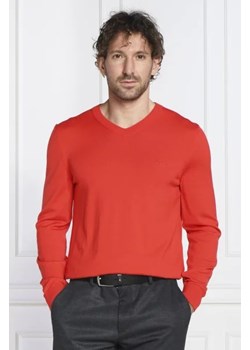 BOSS BLACK Wełniany sweter Baram-L | Regular Fit ze sklepu Gomez Fashion Store w kategorii Swetry męskie - zdjęcie 172885084