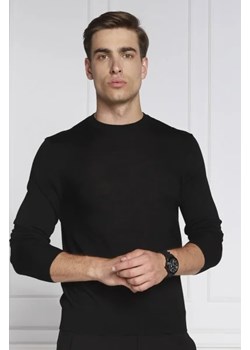 Emporio Armani Wełniany sweter | Slim Fit ze sklepu Gomez Fashion Store w kategorii Swetry męskie - zdjęcie 172885540