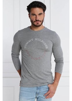 Tommy Hilfiger Longsleeve MONOTYPE ROUNDLE | Slim Fit ze sklepu Gomez Fashion Store w kategorii T-shirty męskie - zdjęcie 172885672