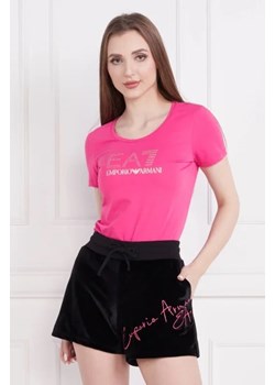EA7 T-shirt | Regular Fit ze sklepu Gomez Fashion Store w kategorii Bluzki damskie - zdjęcie 172886243