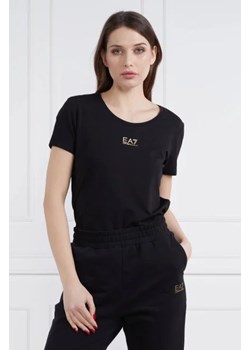 EA7 T-shirt | Regular Fit ze sklepu Gomez Fashion Store w kategorii Bluzki damskie - zdjęcie 172886764