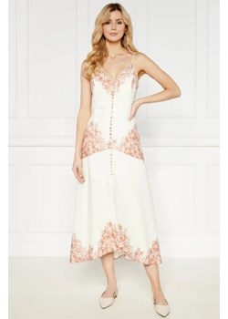 TWINSET Lniana sukienka z paskiem ze sklepu Gomez Fashion Store w kategorii Sukienki - zdjęcie 172886882