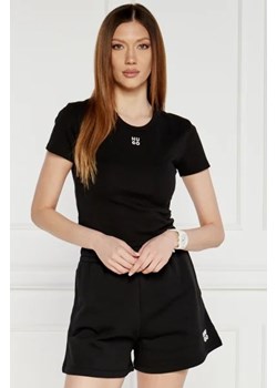 HUGO T-shirt Delanor | Slim Fit ze sklepu Gomez Fashion Store w kategorii Bluzki damskie - zdjęcie 172886934