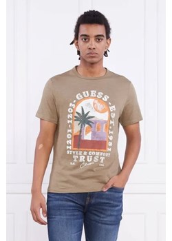 GUESS T-shirt PALM WINDOW | Slim Fit ze sklepu Gomez Fashion Store w kategorii T-shirty męskie - zdjęcie 172887983