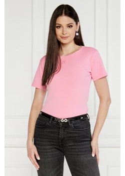 HUGO T-shirt Deloris | Regular Fit ze sklepu Gomez Fashion Store w kategorii Bluzki damskie - zdjęcie 172888813