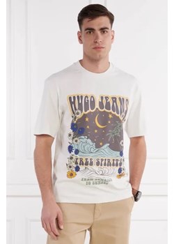 Hugo Blue T-shirt Nirito | Regular Fit ze sklepu Gomez Fashion Store w kategorii T-shirty męskie - zdjęcie 172890760