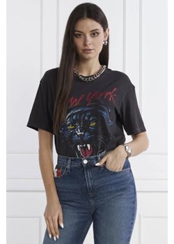 Tommy Jeans T-shirt WASHED PANTHER | Relaxed fit ze sklepu Gomez Fashion Store w kategorii Bluzki damskie - zdjęcie 172894303