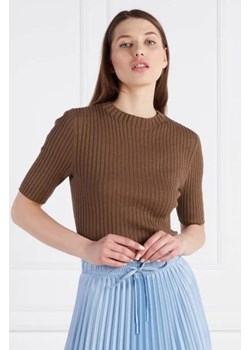 Marc O' Polo Sweter Pullover cropped | Regular Fit | z dodatkiem lnu ze sklepu Gomez Fashion Store w kategorii Swetry damskie - zdjęcie 172895904