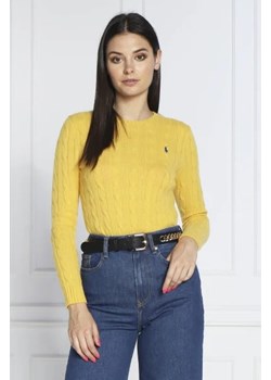 POLO RALPH LAUREN Wełniany sweter | Regular Fit | z dodatkiem kaszmiru ze sklepu Gomez Fashion Store w kategorii Swetry damskie - zdjęcie 172896354