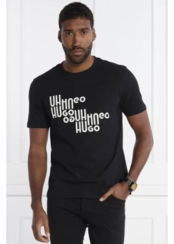 HUGO T-shirt Davalon | Regular Fit ze sklepu Gomez Fashion Store w kategorii T-shirty męskie - zdjęcie 172896621