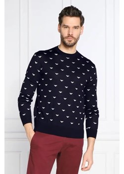 Emporio Armani Wełniany sweter | Regular Fit ze sklepu Gomez Fashion Store w kategorii Swetry męskie - zdjęcie 172897550