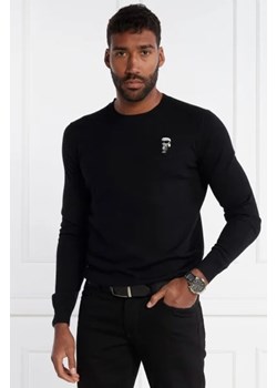 Karl Lagerfeld Wełniany sweter | Regular Fit ze sklepu Gomez Fashion Store w kategorii Swetry męskie - zdjęcie 172897760