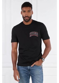 HUGO T-shirt Dasko | Regular Fit ze sklepu Gomez Fashion Store w kategorii T-shirty męskie - zdjęcie 172899834