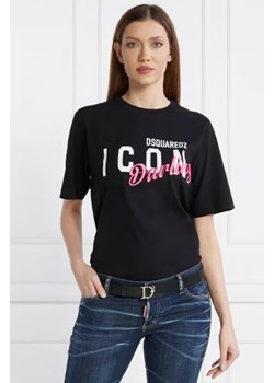 Dsquared2 T-shirt | Regular Fit ze sklepu Gomez Fashion Store w kategorii Bluzki damskie - zdjęcie 172899851