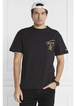 Tommy Jeans T-shirt GOLD SIGNATURE BACK | Regular Fit ze sklepu Gomez Fashion Store w kategorii T-shirty męskie - zdjęcie 172900794