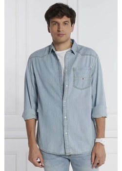 Tommy Jeans Koszula | Relaxed fit | denim ze sklepu Gomez Fashion Store w kategorii Koszule męskie - zdjęcie 172900984