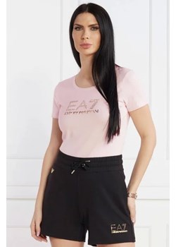 EA7 T-shirt | Regular Fit ze sklepu Gomez Fashion Store w kategorii Bluzki damskie - zdjęcie 172901272