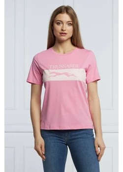 Trussardi T-shirt | Regular Fit ze sklepu Gomez Fashion Store w kategorii Bluzki damskie - zdjęcie 172901510