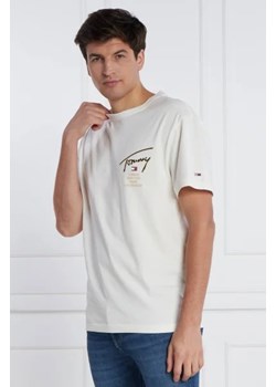 Tommy Jeans T-shirt GOLD SIGNATURE BACK | Regular Fit ze sklepu Gomez Fashion Store w kategorii T-shirty męskie - zdjęcie 172902143