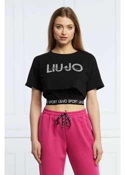 Liu Jo Sport T-shirt | Cropped Fit ze sklepu Gomez Fashion Store w kategorii Bluzki damskie - zdjęcie 172902353