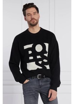 BOSS BLACK Wełniany sweter Loskar | Regular Fit | z dodatkiem kaszmiru ze sklepu Gomez Fashion Store w kategorii Swetry męskie - zdjęcie 172902871