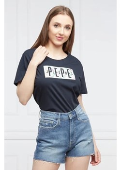 Pepe Jeans London T-shirt PATSY | Regular Fit ze sklepu Gomez Fashion Store w kategorii Bluzki damskie - zdjęcie 172903613