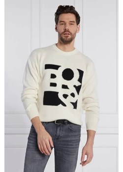 BOSS BLACK Wełniany sweter Loskar | Regular Fit | z dodatkiem kaszmiru ze sklepu Gomez Fashion Store w kategorii Swetry męskie - zdjęcie 172903732