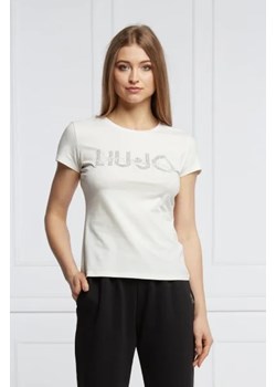 Liu Jo Sport T-shirt | Regular Fit ze sklepu Gomez Fashion Store w kategorii Bluzki damskie - zdjęcie 172903871