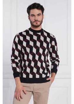 Emporio Armani Wełniany sweter | Regular Fit ze sklepu Gomez Fashion Store w kategorii Swetry męskie - zdjęcie 172904010